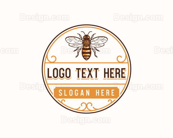 Bee Insect Wings Logo
