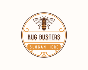 Bee Insect Wings logo design