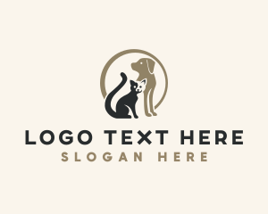 Dog Cat Kitten logo