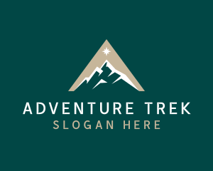 Mountain Star Peak logo design