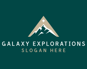 Mountain Star Peak logo design