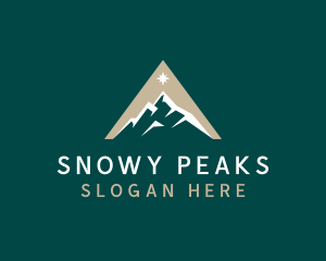 Mountain Star Peak logo design