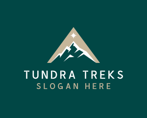 Mountain Star Peak logo design