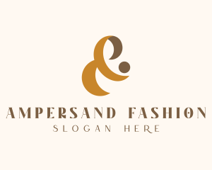 Premium Luxury Ampersand logo design