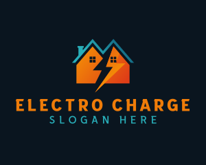 Lightning Bolt House logo design