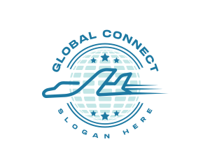 International Globe Airplane logo