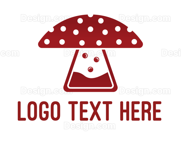 Mushroom Lab Flask Logo