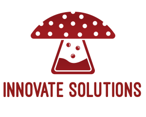 Mushroom Lab Flask logo