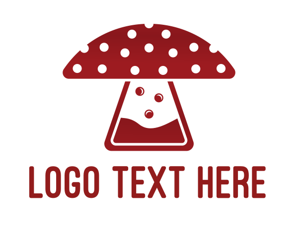 Mushroom logo example 3