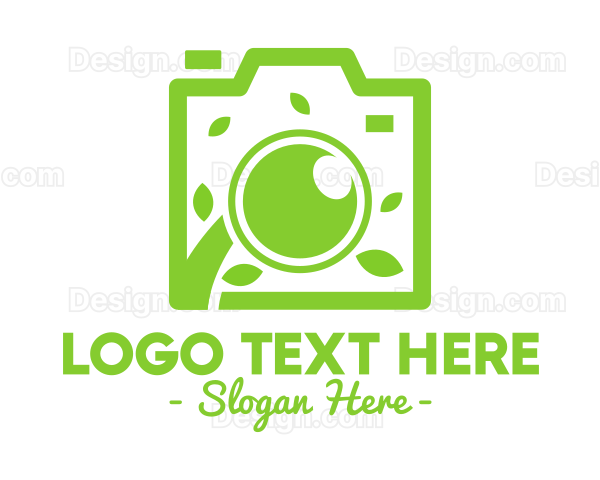 Green Leaf Lens Logo