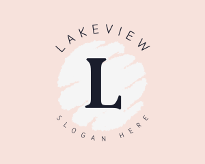 Pastel Makeup Stylist Lettermark logo design