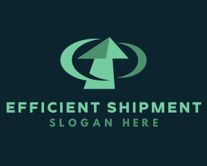 Green Arrow Forwarding logo design