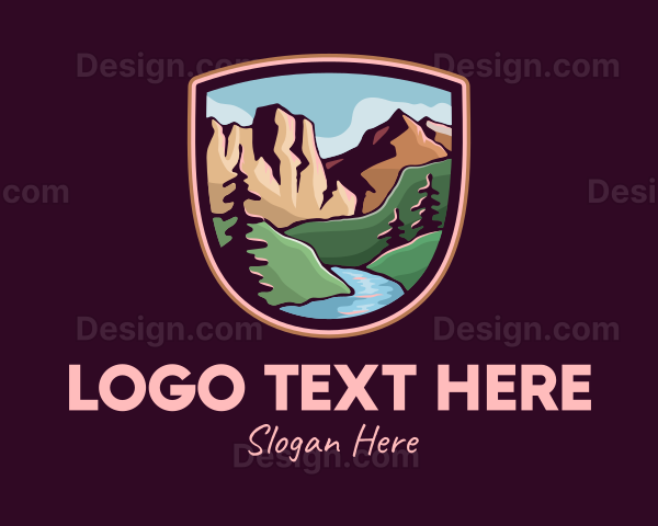 Lake Outdoor Badge Logo