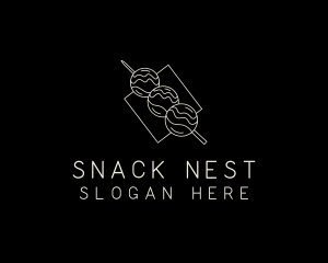 Takoyaki Snack Food logo design