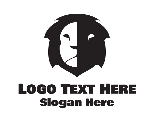 Lion Head logo example 4
