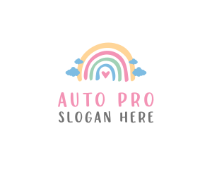 Creative Playful Rainbow logo