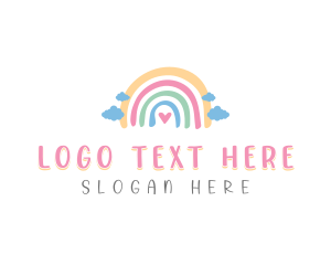 Creative Playful Rainbow logo