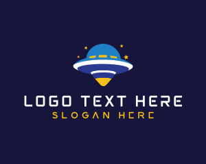 UFO Spaceship Cosmic logo