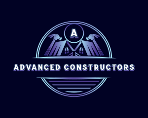 Hammer Roofing Contractor logo design