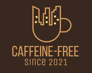 City Coffee Cup logo design