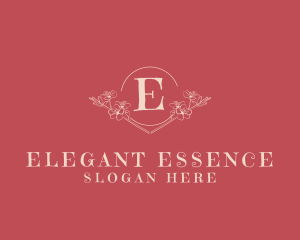 Aesthetic Flower Feminine Boutique  logo design