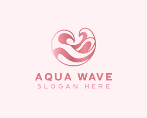 Pink Innovation Wave logo design