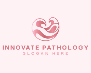 Pink Innovation Wave logo design