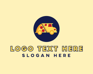 Pizza Delivery Food Truck logo