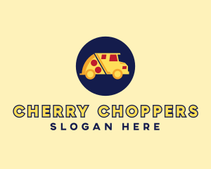 Pizza Delivery Food Truck logo design