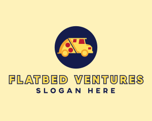 Pizza Delivery Food Truck logo design