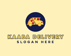 Pizza Delivery Food Truck logo design