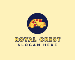 Pizza Delivery Food Truck logo design