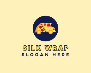 Pizza Delivery Food Truck logo design