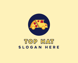 Pizza Delivery Food Truck logo design