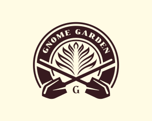 Shovel Garden Planting logo design