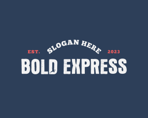 Bold Rustic Company logo design
