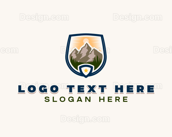 Mountain Outdoor Peak Logo