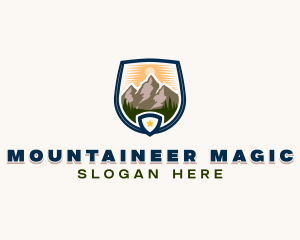 Mountain Outdoor Peak logo design