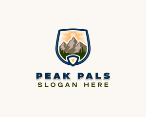 Mountain Outdoor Peak logo design