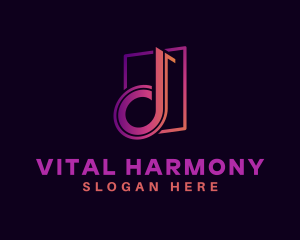 Music Song Melody logo design