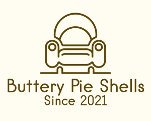 Shell Accent Armchair logo design