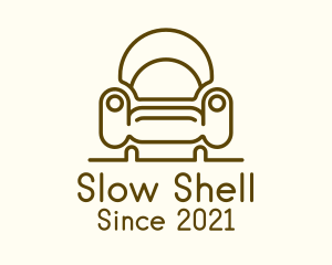 Shell Accent Armchair logo design