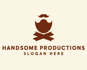Mustache Beard Barber logo