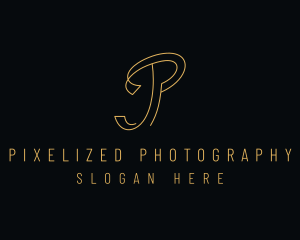 Minimalist Letter P Company logo design