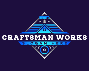 Roof Hammer Builder logo design