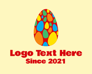 Colorful Easter Eggs  logo