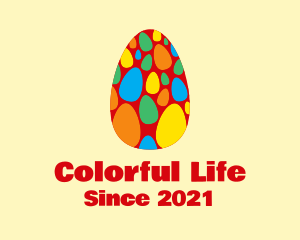 Colorful Easter Eggs  logo design