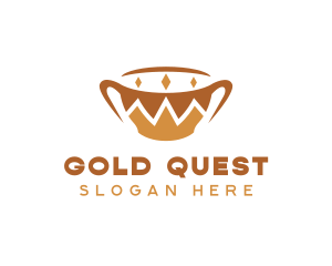 Gold Royal Mug logo design