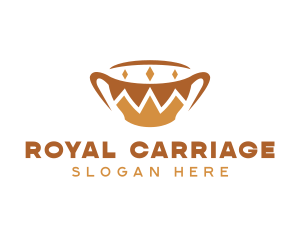 Gold Royal Mug logo design