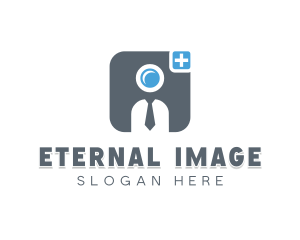 Necktie Camera Photo logo design